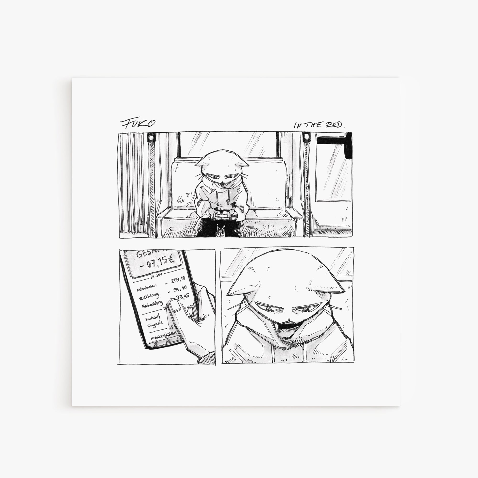 Offset Print "fuko - in the red"