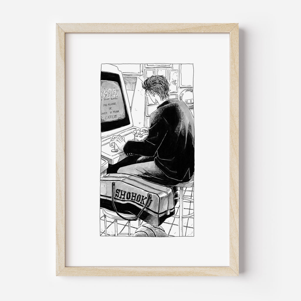 Fine Art Print "arcade after school"