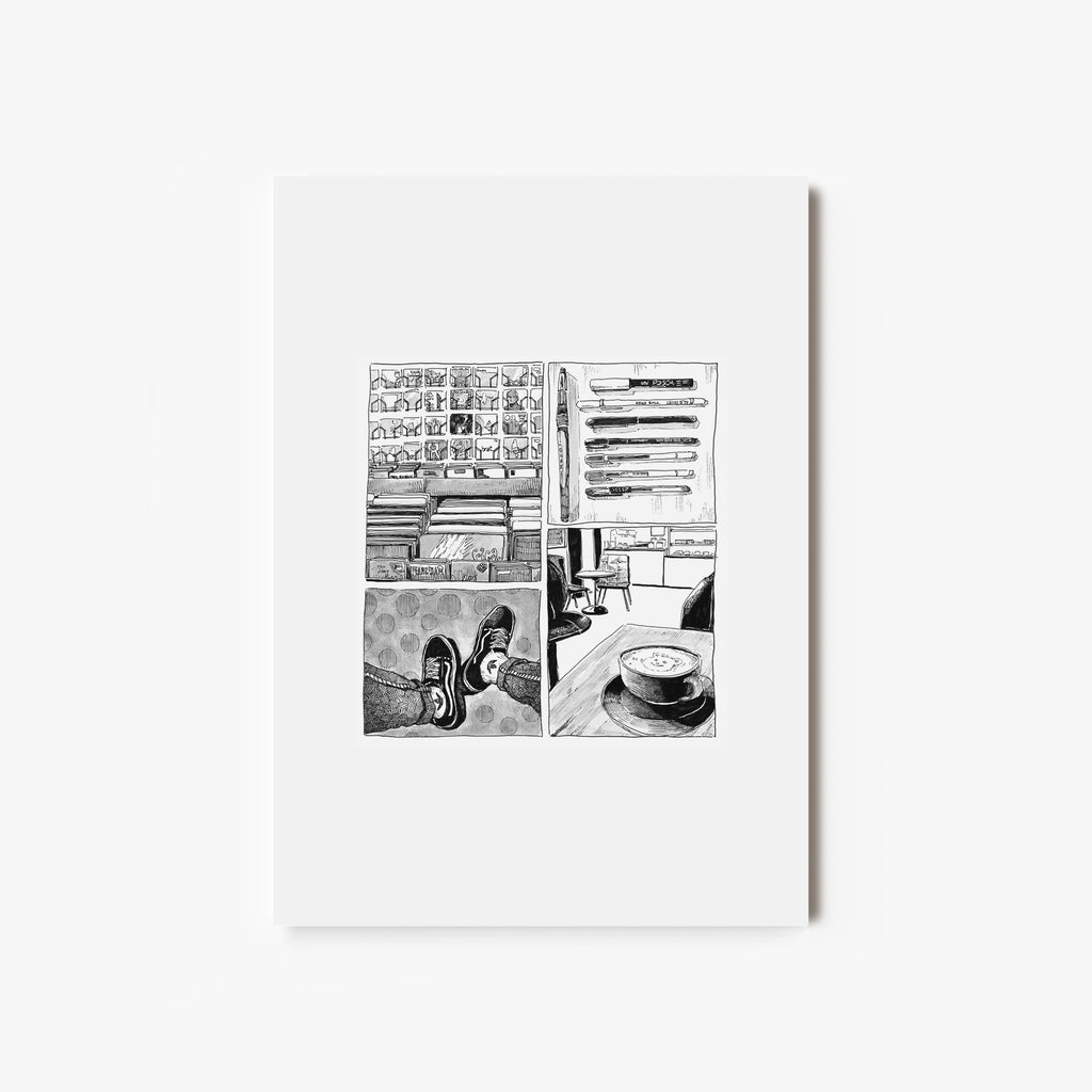 Fine Art Print "cds + cappuchino"