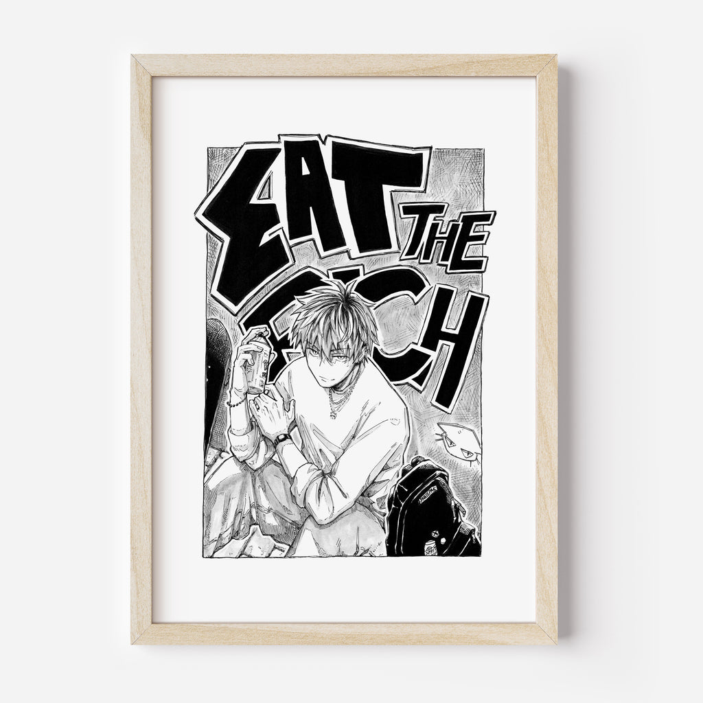 Fine Art Print "eat the rich"