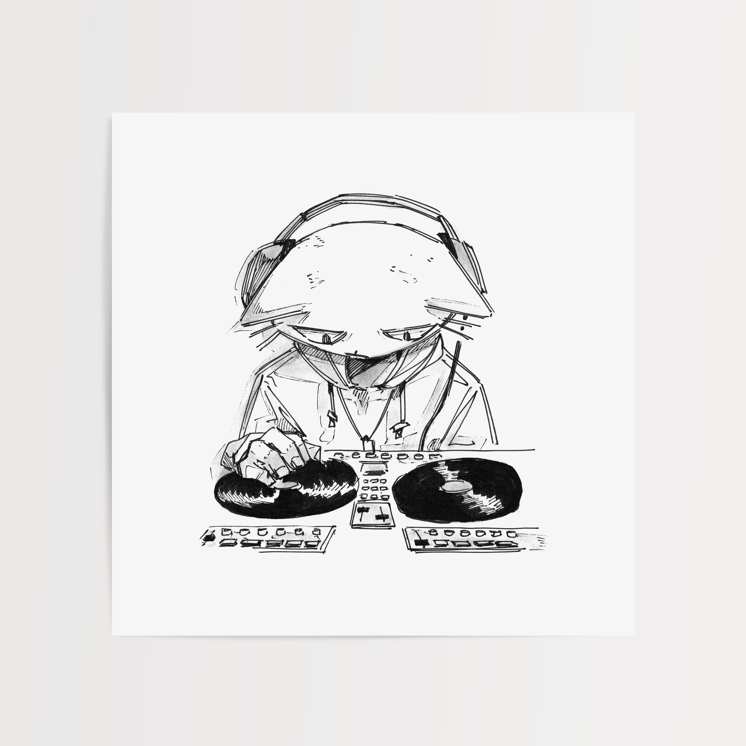 Fine Art Print "fuko - dj"