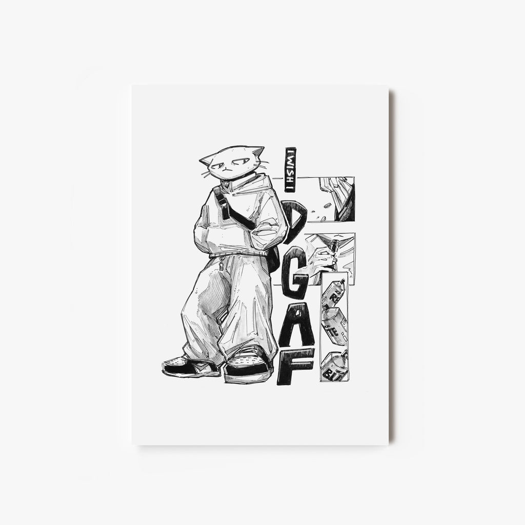 Fine Art Print "fuko - idgaf"