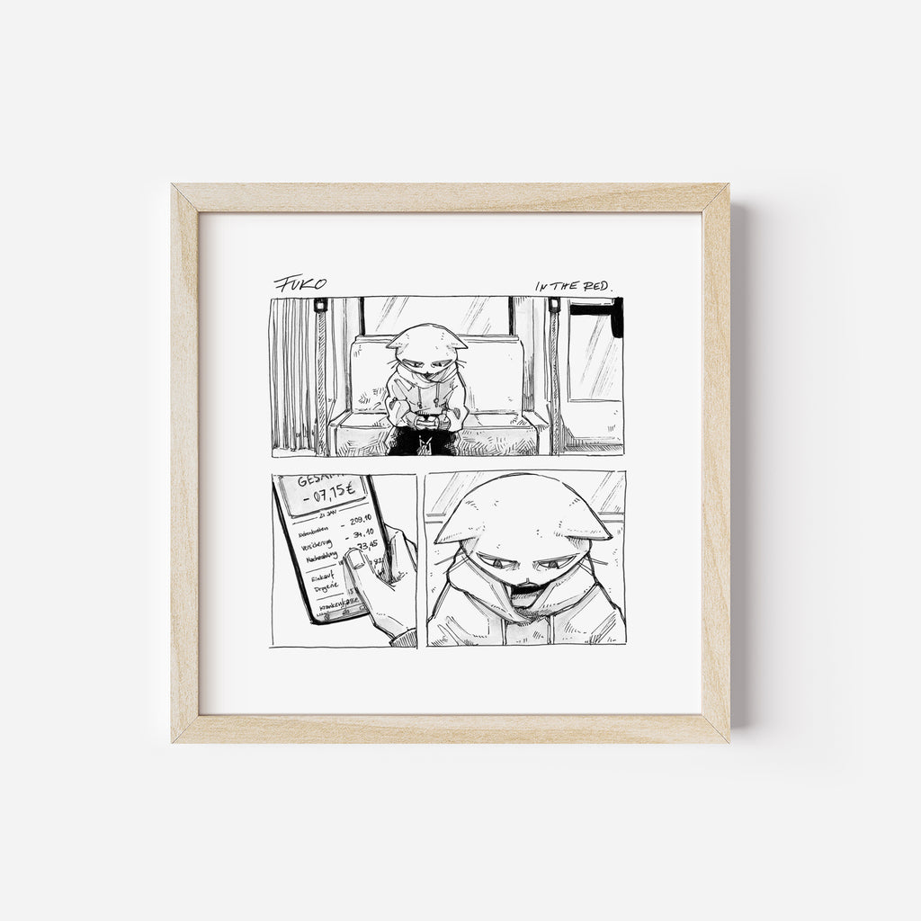 Fine Art Print "fuko - in the red"