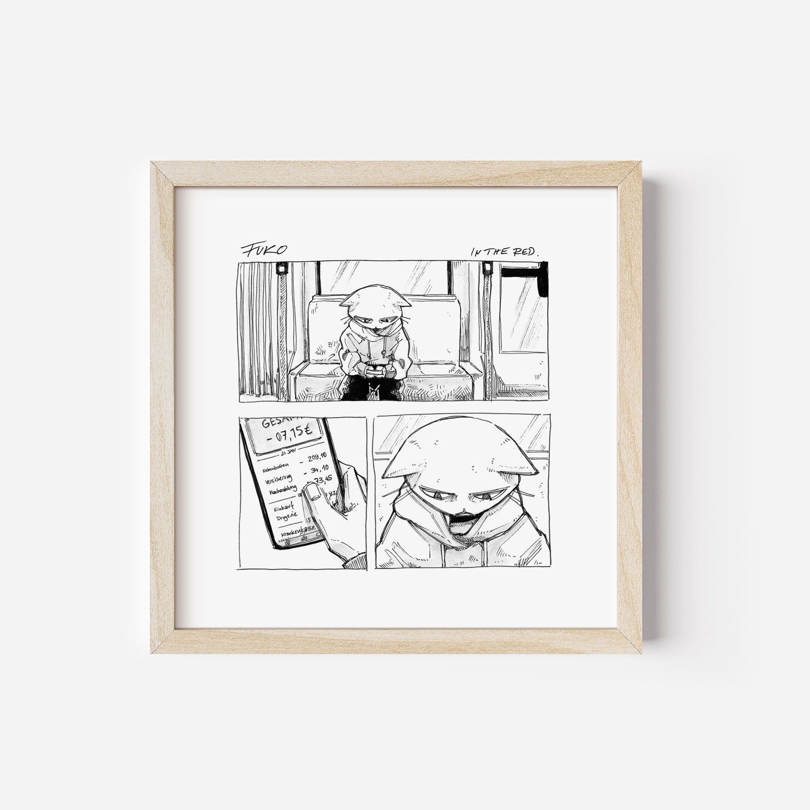 Fine Art Print "fuko - in the red"