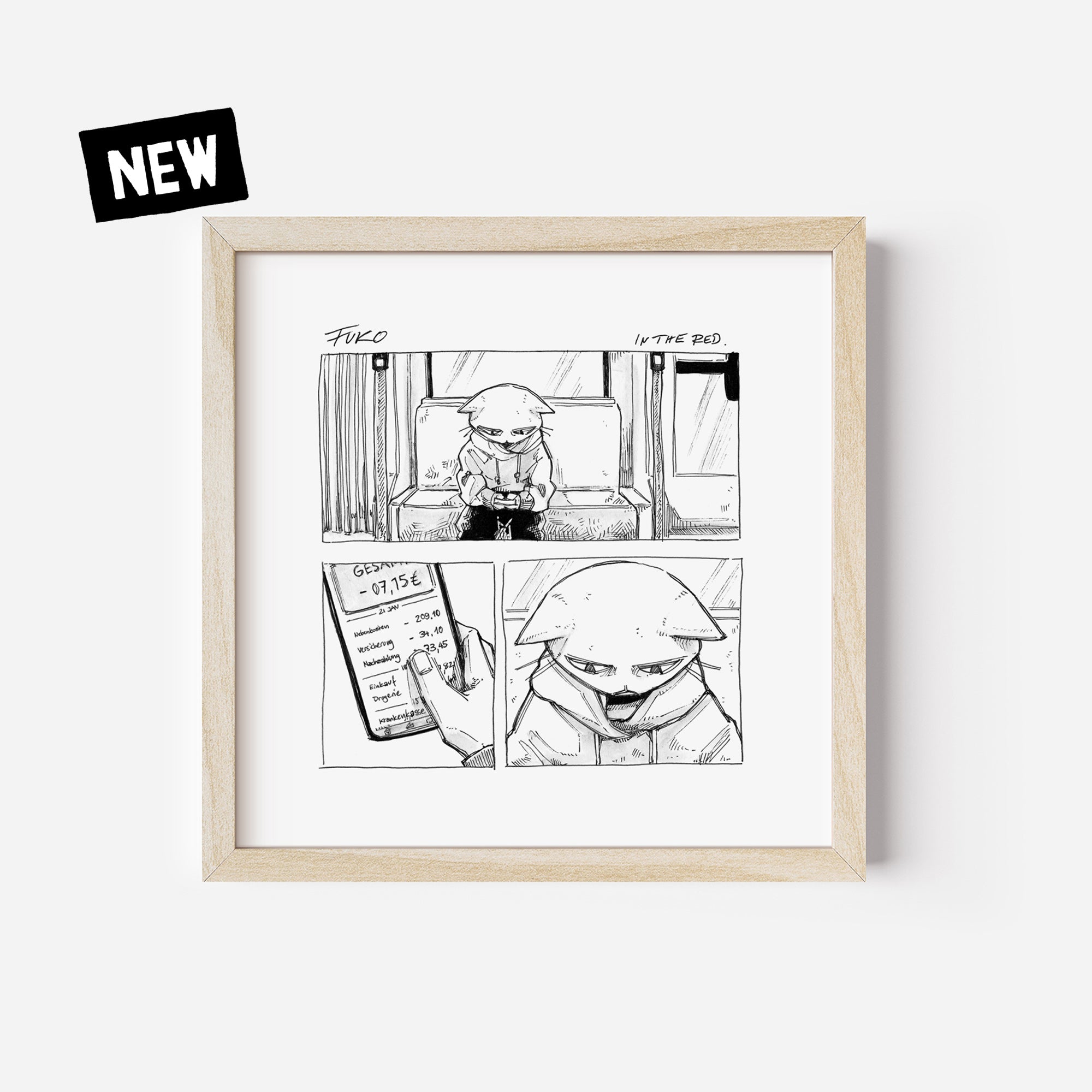 Fine Art Print "fuko - in the red"