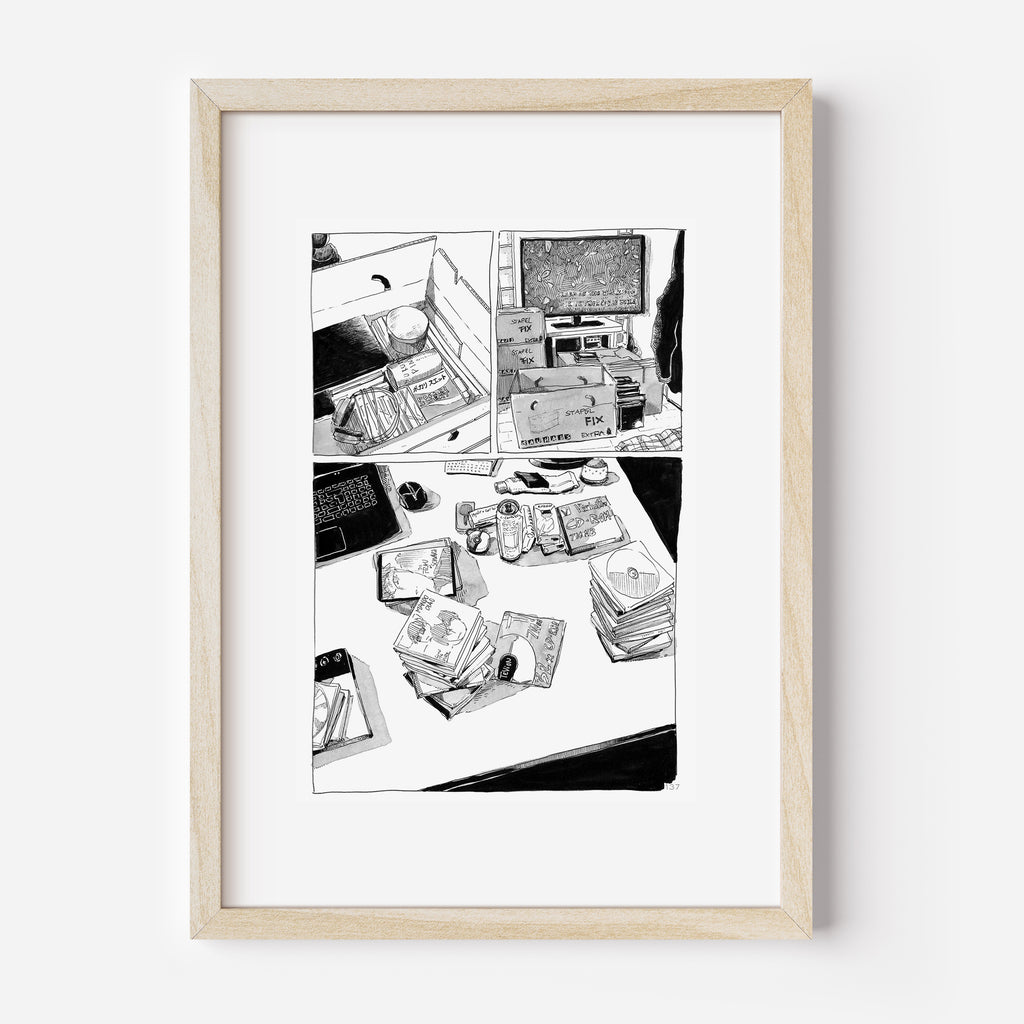 Fine Art Print "life in boxes"