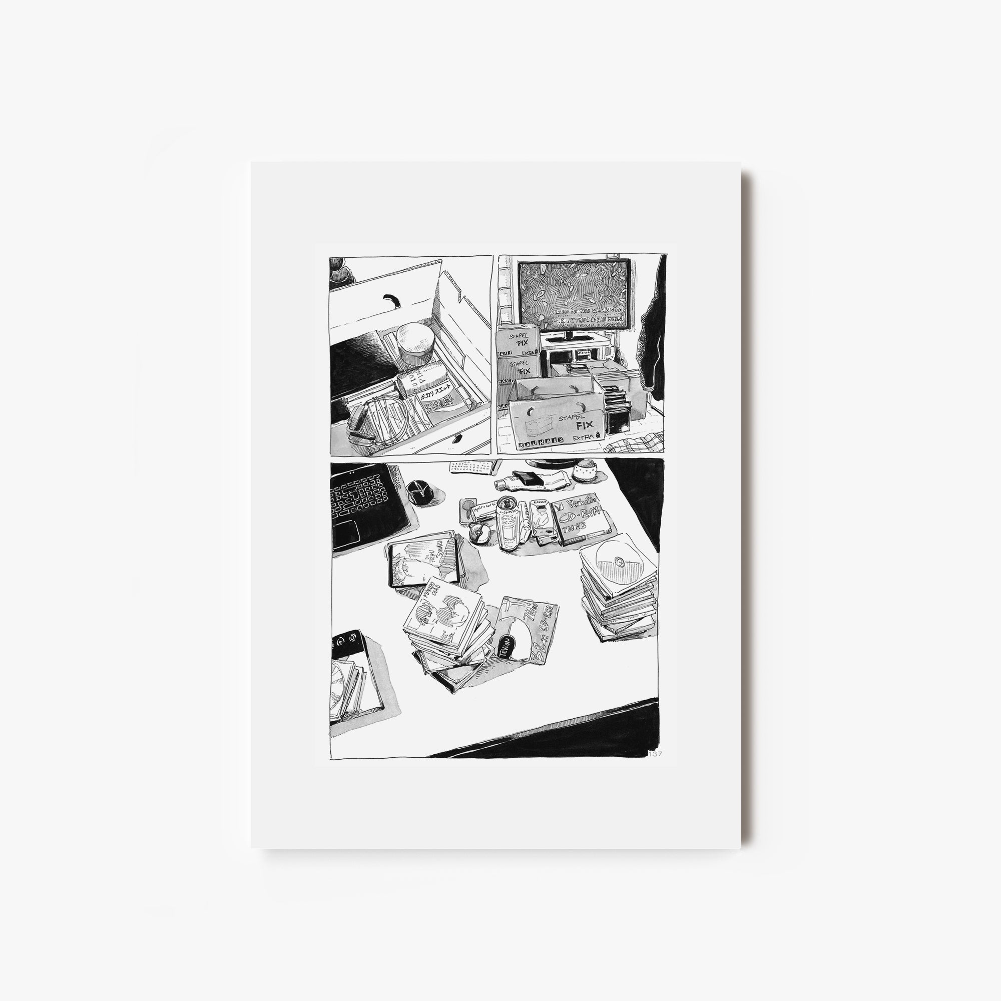 Fine Art Print "life in boxes"