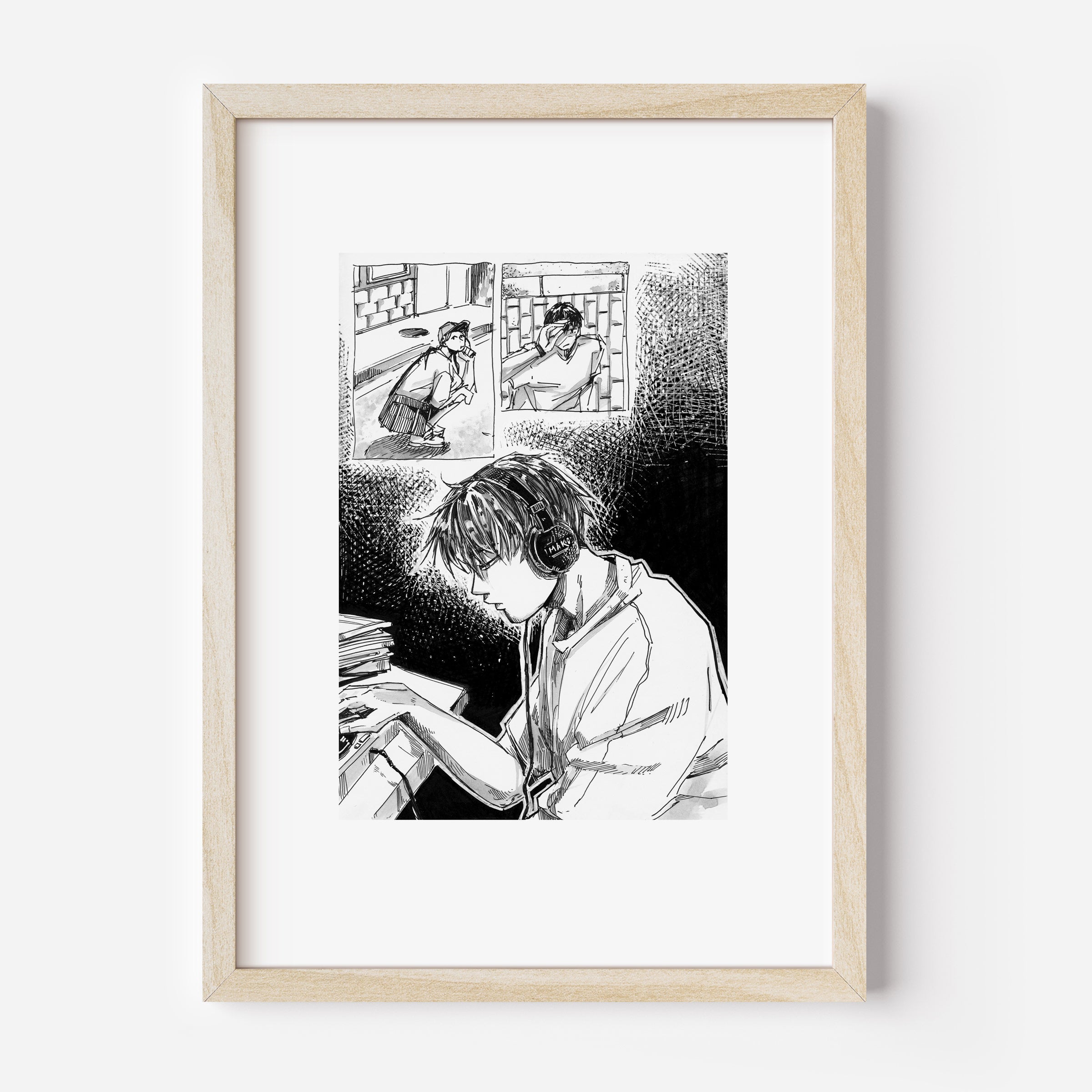 Fine Art Print "melancholic boy"