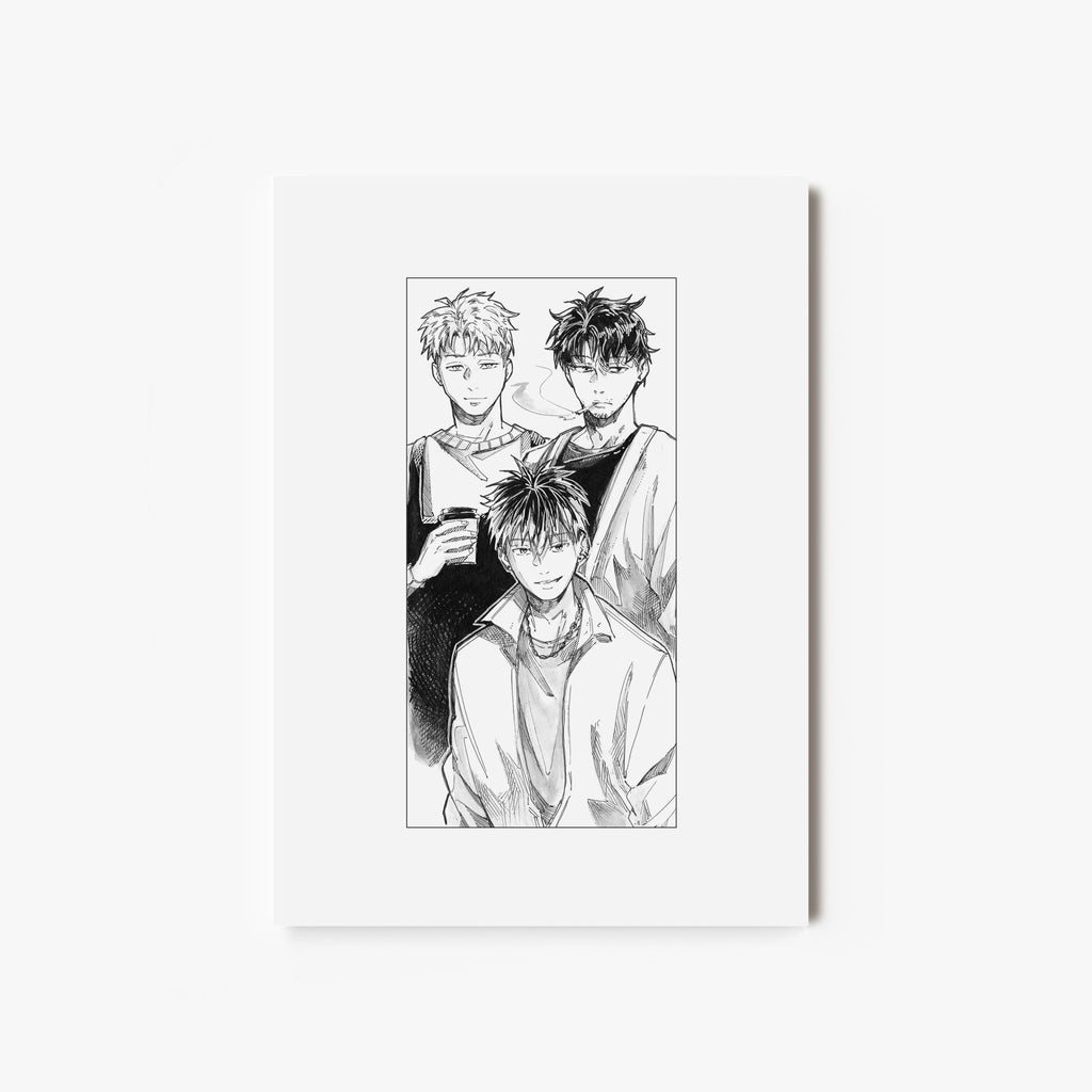 Fine Art Print "oc trio - naoki, kei, shou"