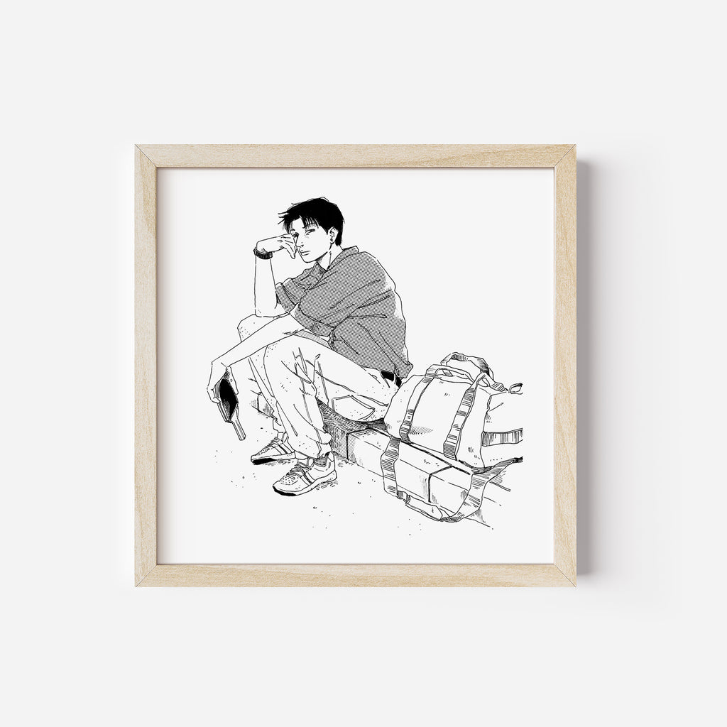 Fine Art Print "ping pong player"