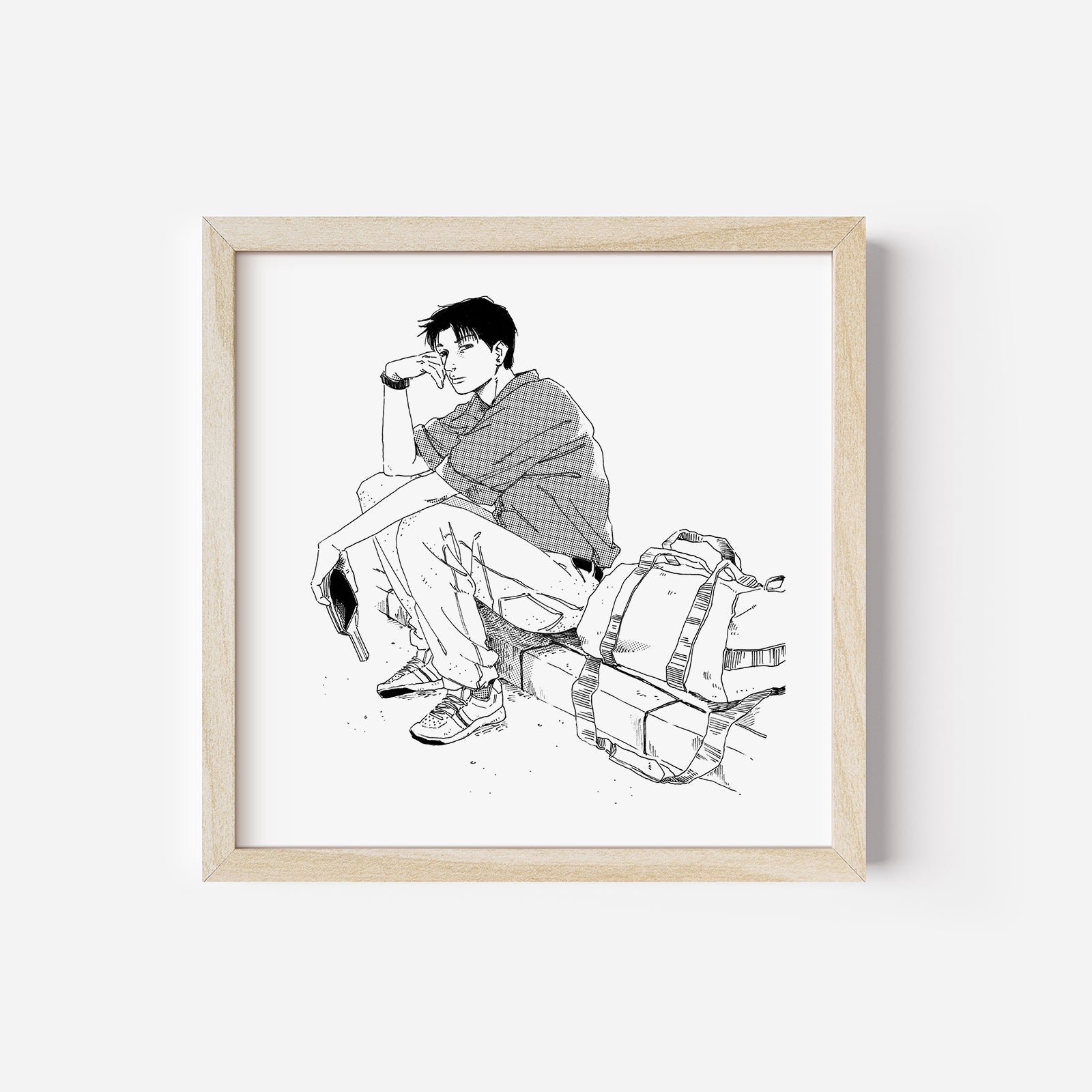 Fine Art Print "ping pong player"