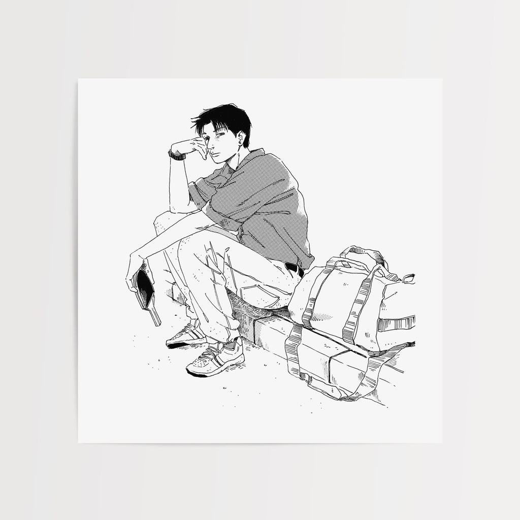 Fine Art Print "ping pong player"