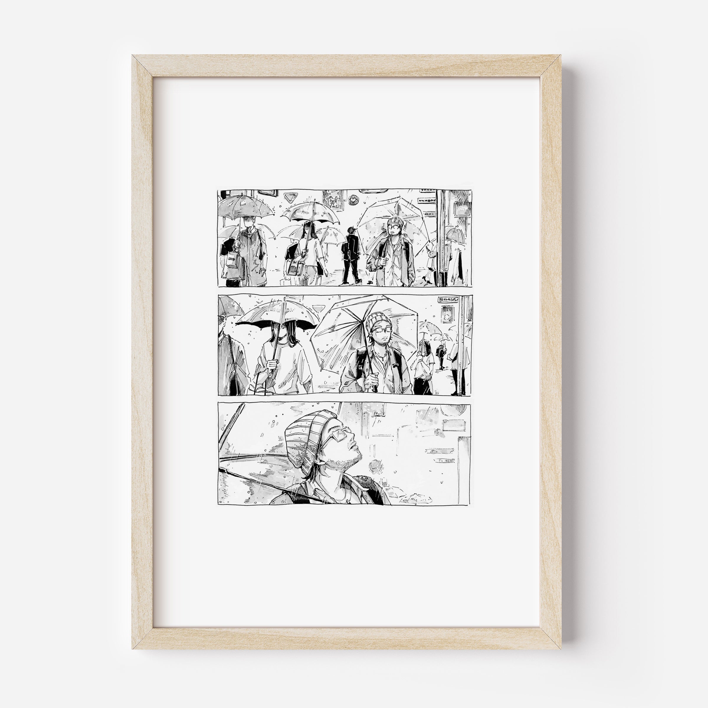 Fine Art Print "rainy shibuya"