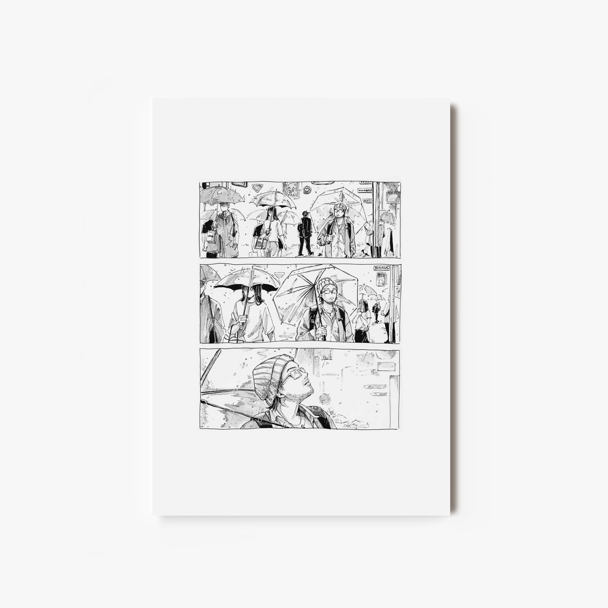 Fine Art Print "rainy shibuya"