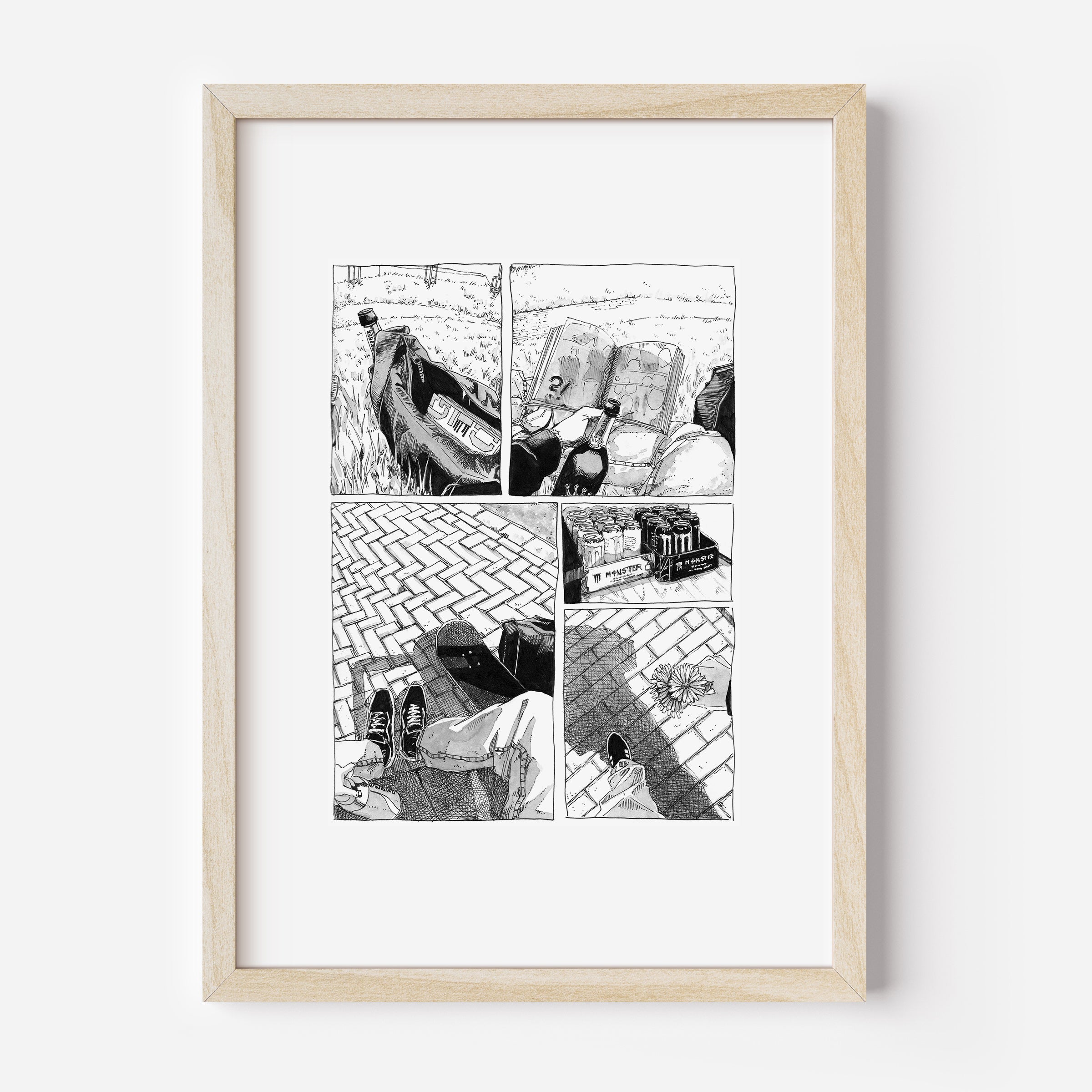 Fine Art Print "skate life"