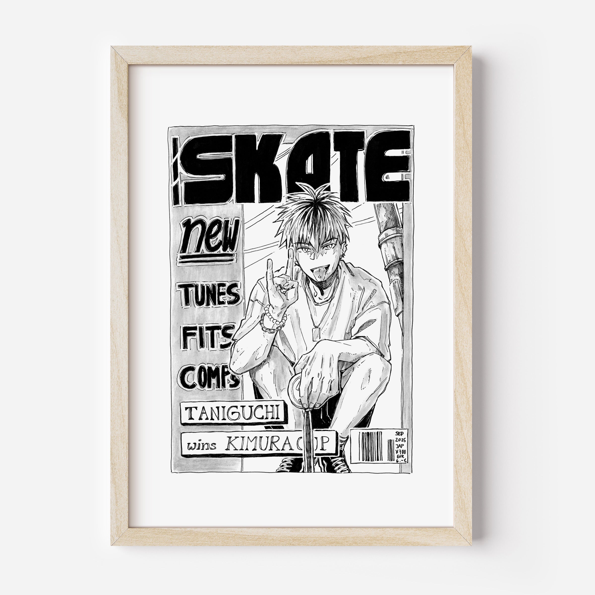 Fine Art Print "skate magazine cover"