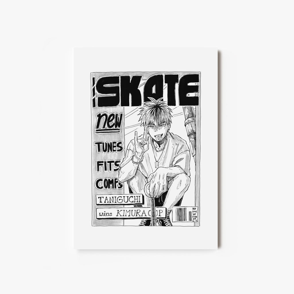 Fine Art Print "skate magazine cover"