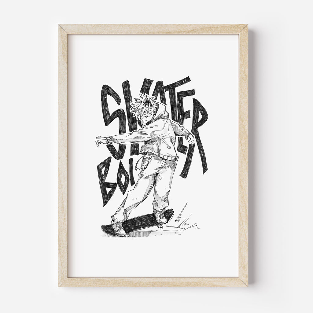 Fine Art Print "skater boi"