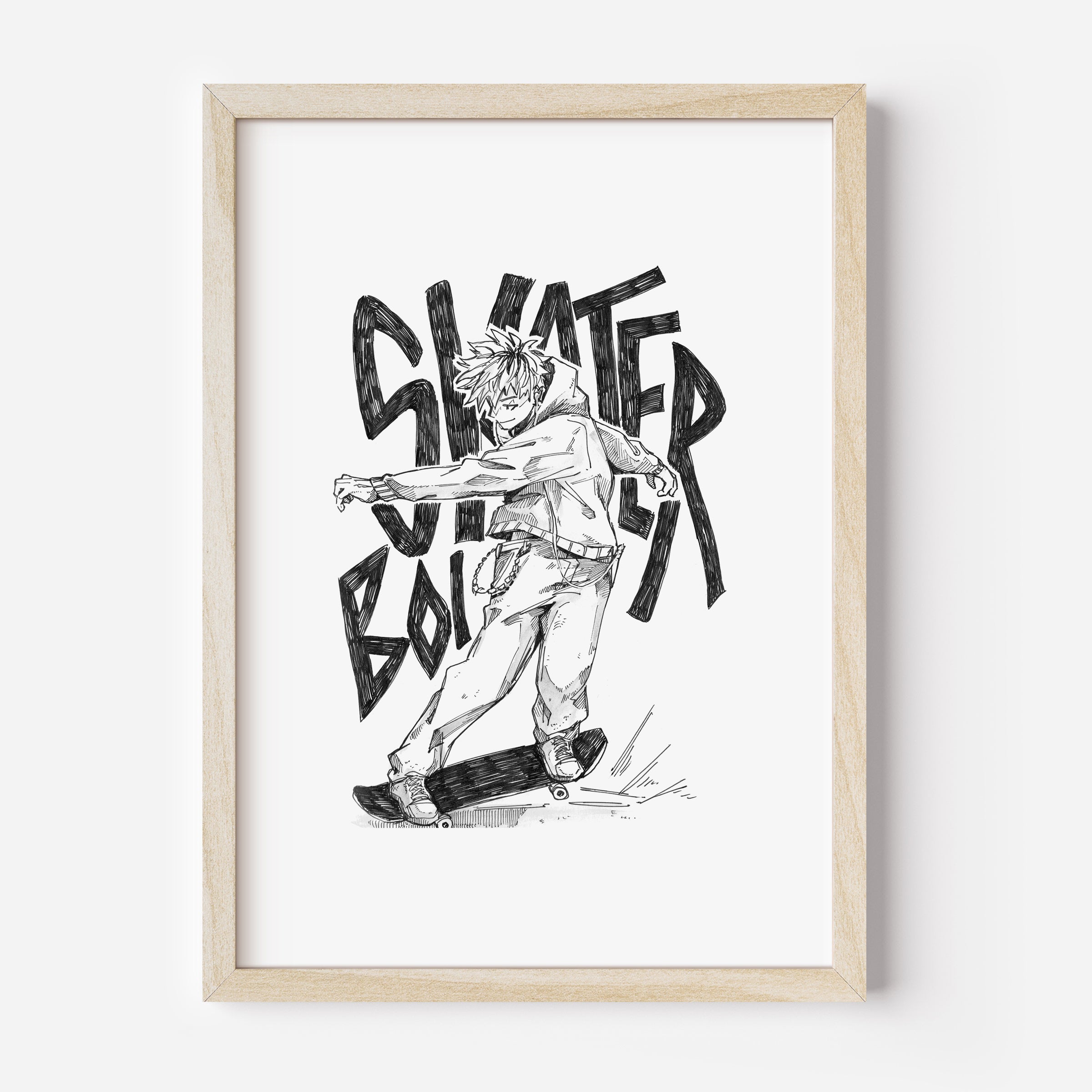 Fine Art Print "skater boi"