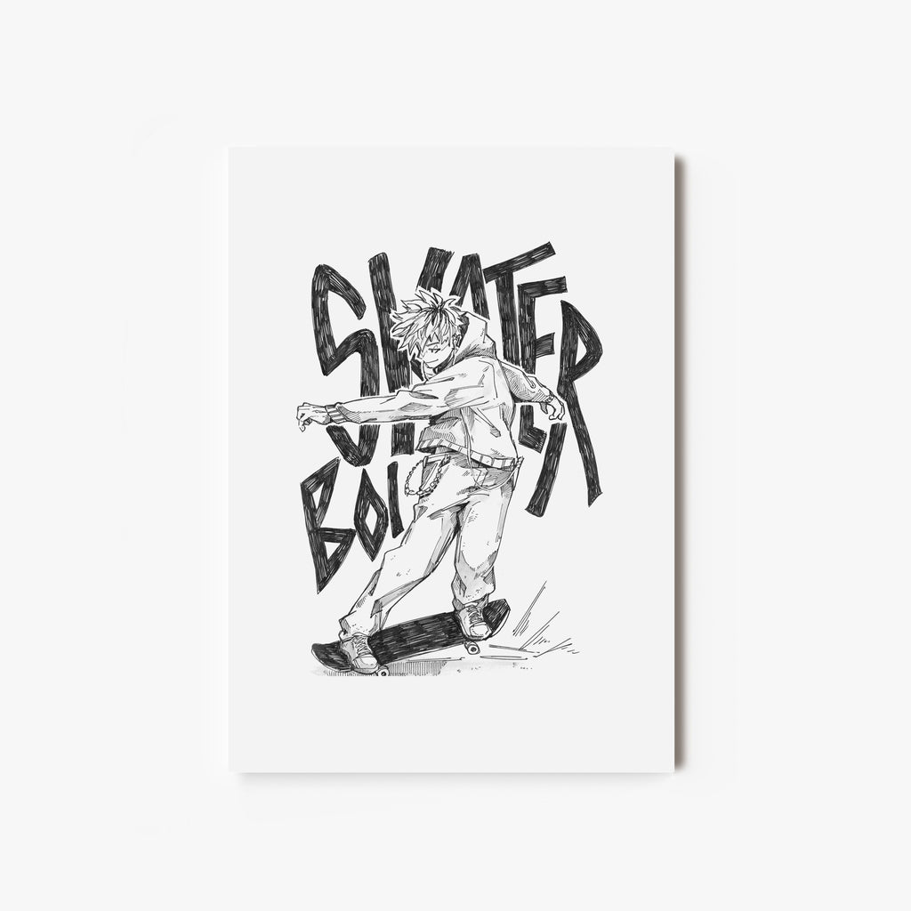 Fine Art Print "skater boi"